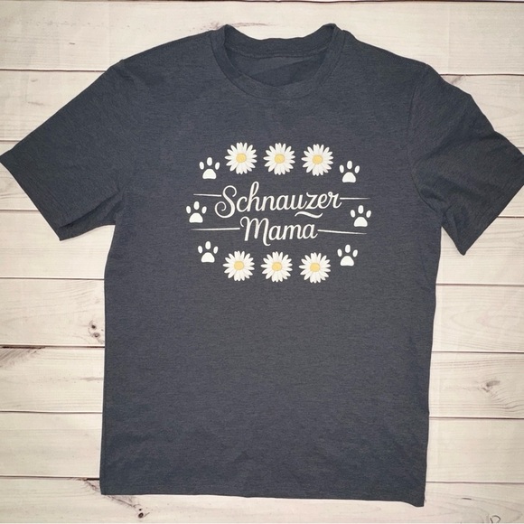 Schnauzer Mama Graphic T-Shirt - Picture 1 of 6